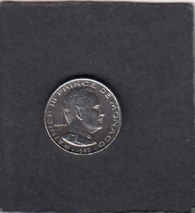 Beschrijving: 1/2 Franc  REINIER III